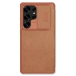 کیف چرمی موبایل Nillkin مدل QIN سامسونگ S25 Ultra - Image 4